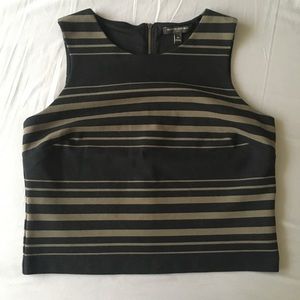 Banana Republic Black and Chocolate Blouse